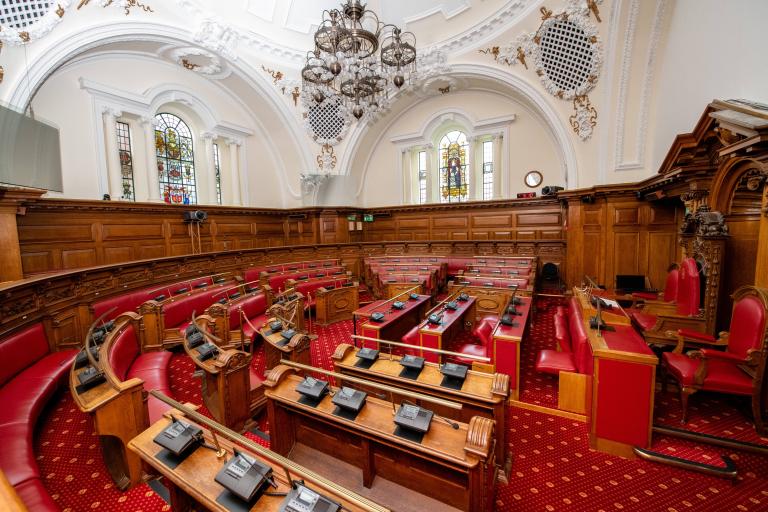Woolwich Town Hall council chambers