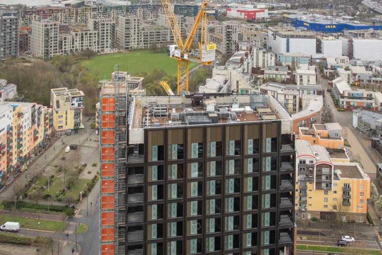 An image of the Prime Point development at Greenwich Millennium Village