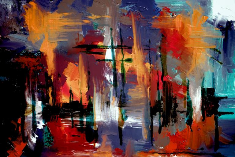 Multicoloured abstract image