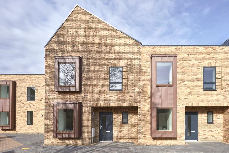 Exterior of some Greenwich Builds low carbon homes