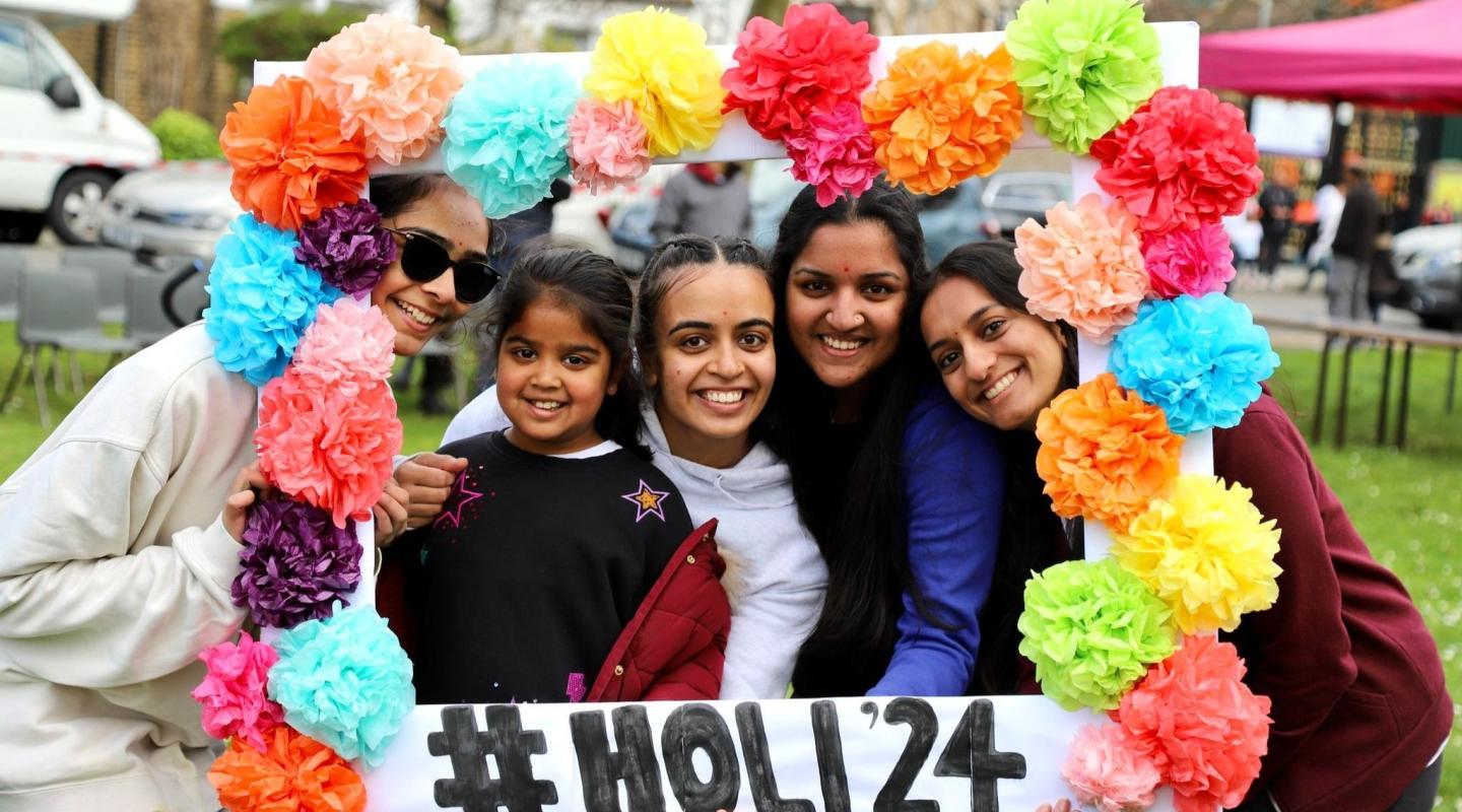 Photo of family at Holi Festival - 2024